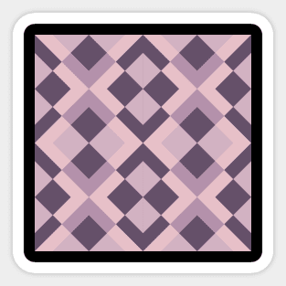 Purple Tile Patterns Sticker